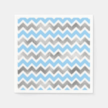 Toallas modernas de baño para bebés de plata azul