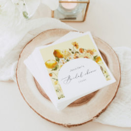 Servilleta De Papel Toallas modernas de ducha con arco de limón