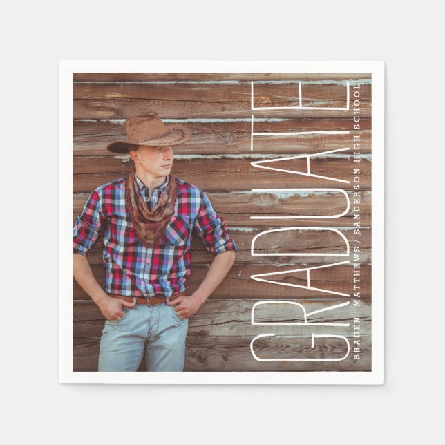 Servilleta De Papel Toallas modernas de papel para el Partido de la Gr (Anverso)