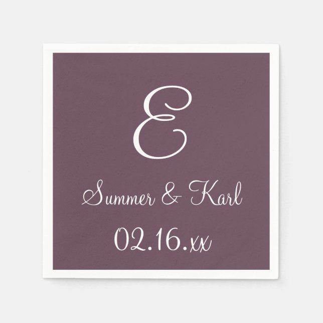 Servilleta De Papel Toallas Monográficas más monocromáticas (Anverso)