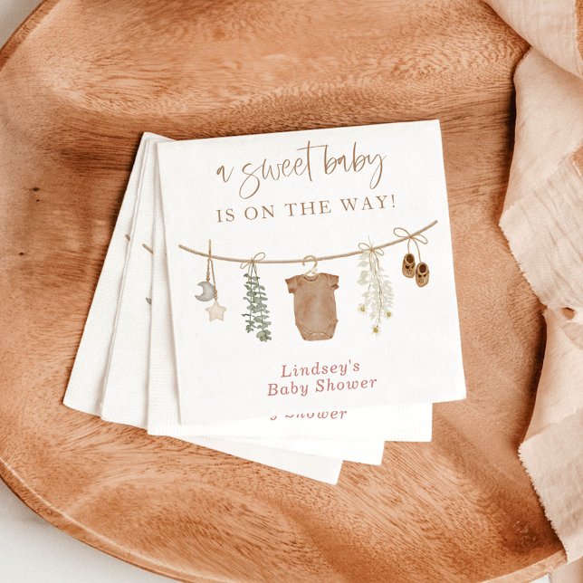 Servilleta De Papel Toallas Neutrales de Baby Shower de género, revela (Subido por el creador)