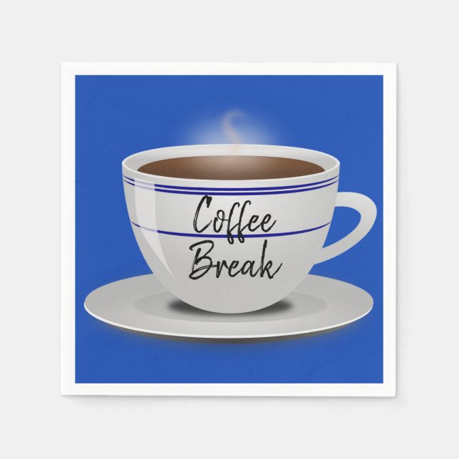 Servilleta De Papel Toallas para cortar el café (Anverso)