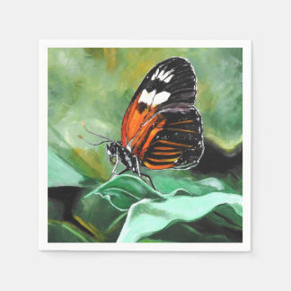Servilleta De Papel Toallas para el almuerzo - Diseño de mariposa