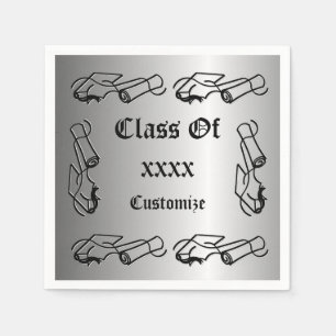 Servilleta De Papel Toallas para eventos personalizados de clase Cap &