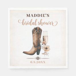 Servilleta De Papel Toallas para la ducha de novia