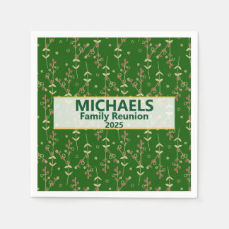 Servilleta De Papel Toallas para la Reunión Familiar Personalizada