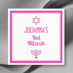 Servilleta De Papel Toallas personalizadas de Bat Mitzvah
