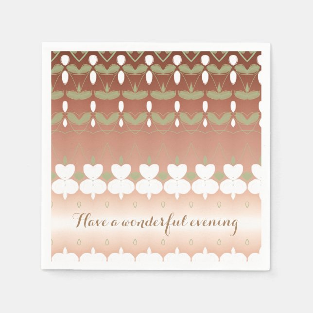 Servilleta De Papel Toallas personalizadas de bonito (Anverso)