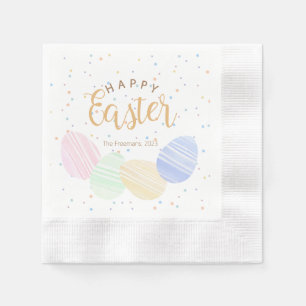 Servilleta De Papel Toallas personalizadas de Huevos de Pascua Pastel