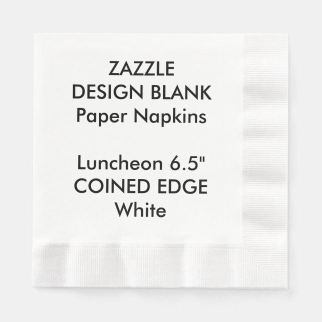 Servilleta De Papel Toallas personalizadas de papel de almuerzo acuñad (Anverso)