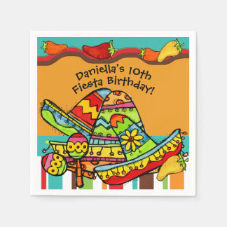 Servilleta De Papel Toallas personalizadas de papel de cumpleaños de F