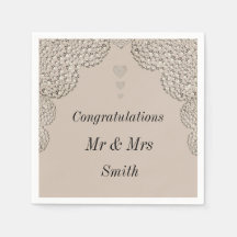 Toallas personalizadas inusuales del boda