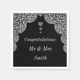 Servilleta De Papel Toallas personalizadas inusuales del boda