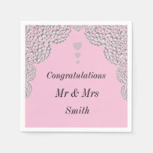 Toallas personalizadas inusuales del boda