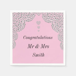 Servilleta De Papel Toallas personalizadas inusuales del boda