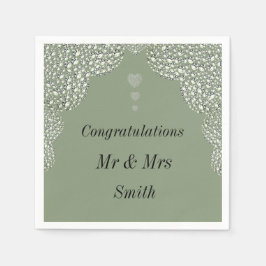 Servilleta De Papel Toallas personalizadas inusuales del boda