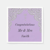 Toallas personalizadas inusuales del boda