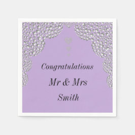 Servilleta De Papel Toallas personalizadas inusuales del boda