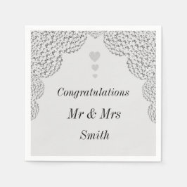 Servilleta De Papel Toallas personalizadas inusuales del boda