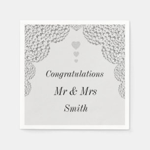 Servilleta De Papel Toallas personalizadas inusuales del boda