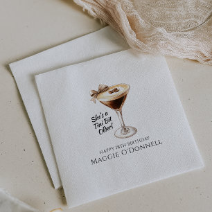 Servilleta De Papel Toallas personalizadas Martini a los 18 años