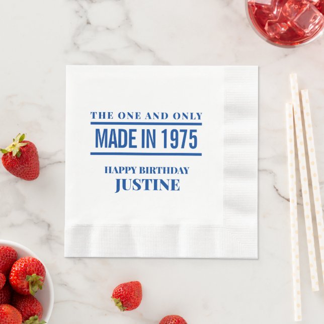 Servilleta De Papel Toallas personalizadas para cumpleaños (In situ)