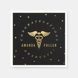Servilleta De Papel Toallas personalizadas para el partido de graduaci