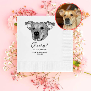 Servilleta De Papel Toallas personalizadas para la repostería del perr
