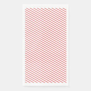 Servilleta De Papel Toallas/servilletas de rayas rojas y blancas