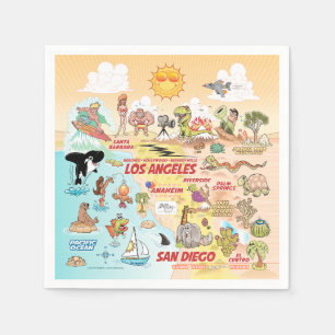 Servilleta De Papel Toallas soleadas de SoCal