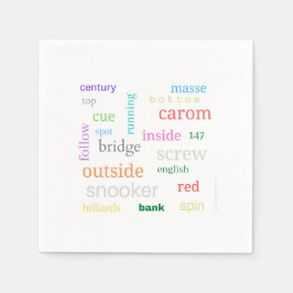 Servilleta De Papel Toallas temáticas de Billiards