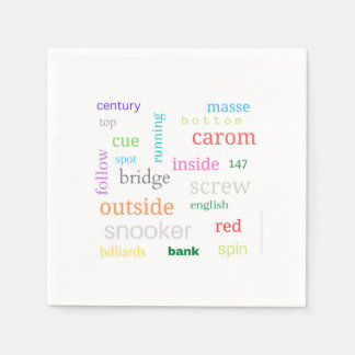 Servilleta De Papel Toallas temáticas de Billiards