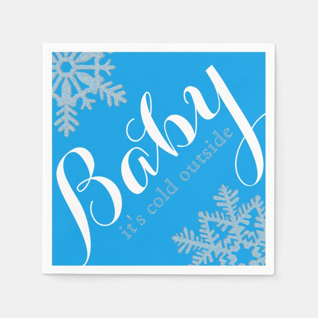 Servilleta De Papel Toallas temáticas de invierno (Anverso)