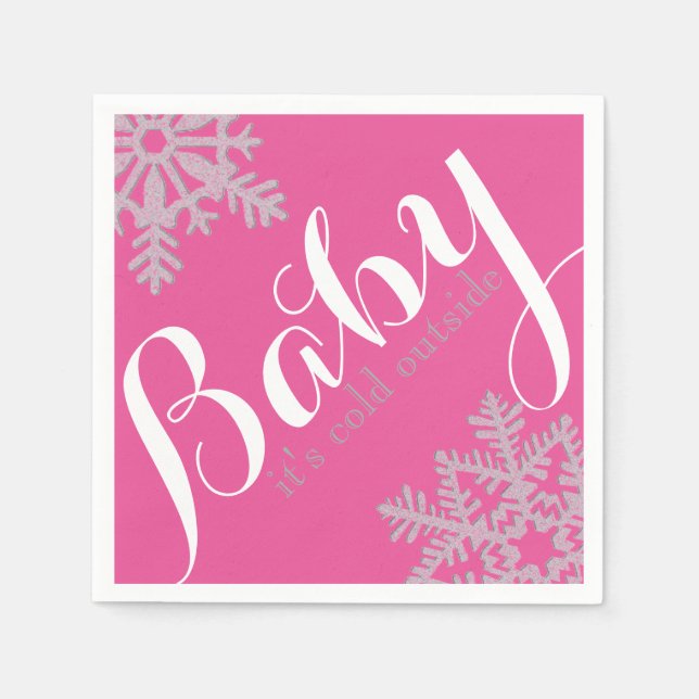 Servilleta De Papel Toallas temáticas de invierno (Anverso)