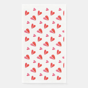SERVILLETA DE PAPEL TOALLITAS DE PAPEL PARA TOALLAS DE INVITADOS CORAZ