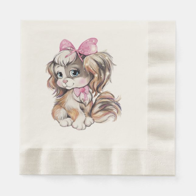 Servilleta De Papel Toallitas para cachorros (Anverso)