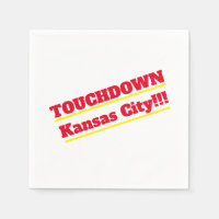 Tochdown Kansas City Cocktail Napkins
