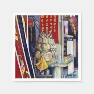 Servilleta De Papel Todas las grandes pinturas comienzan con un palo d