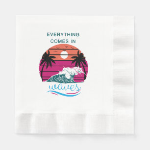 Servilleta De Papel Todo Llega en Olas