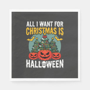 Servilleta De Papel Todo lo que quiero para Navidad es diseño de Hallo