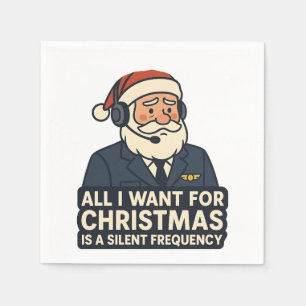 Servilleta De Papel Todo lo que Quiero para Navidad es un Aire de Frec