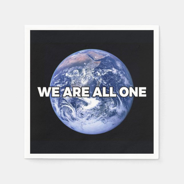 Servilleta De Papel Todos Somos Uno (Anverso)