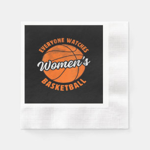 Servilleta De Papel Todos ven el clásico de deportes femeninos
