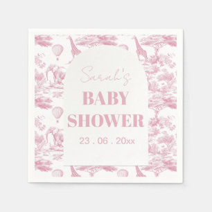 Servilleta De Papel Toile de Jouy Baby Shower