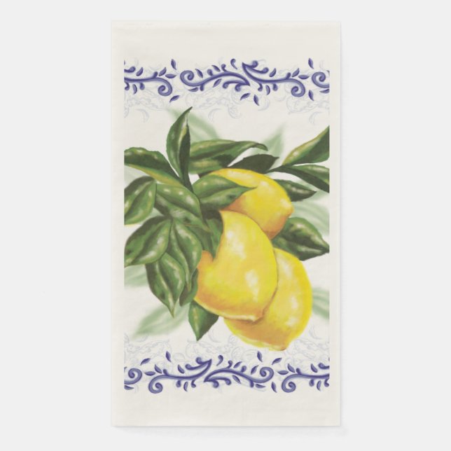 Servilleta De Papel Toile Lemons (Anverso)
