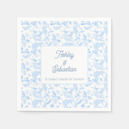 Servilleta De Papel Toile Preppy Jungle Chinoiserie