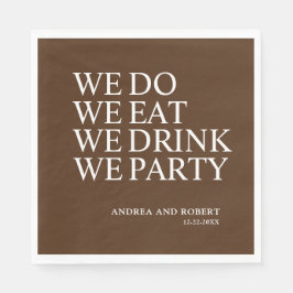 Servilleta De Papel Tomamos Cóctel Fiesta