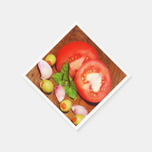 Servilleta De Papel tomate con cebolla