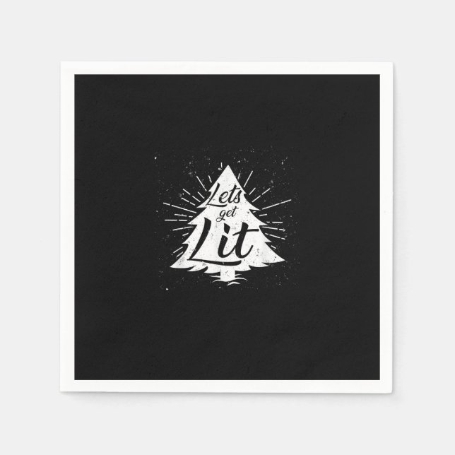 Servilleta De Papel Tomemos Navidades graciosos y livianos (Anverso)