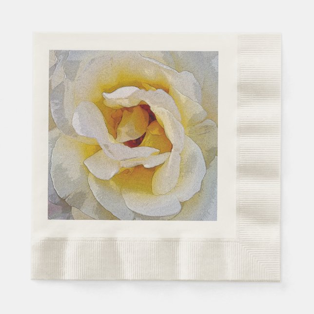 Servilleta De Papel tonos blancos a amarillos (Anverso)